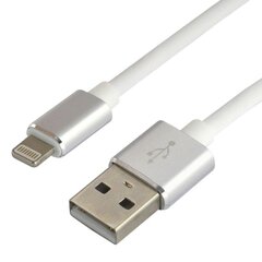 EverActive CBS-1IW, USB-A/Lightning, 1 мм цена и информация | Кабели и провода | 220.lv