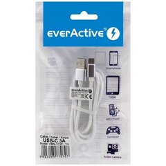 EverActive CBS-1CW, USB-A/USB-C, 1 м цена и информация | Кабели и провода | 220.lv