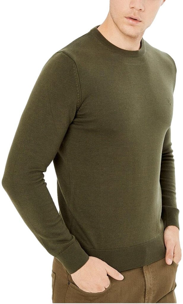 MCL Adīts džemperis Green 33006/BENETTON 33006/BENETTON/2XL цена и информация | Vīriešu džemperi | 220.lv