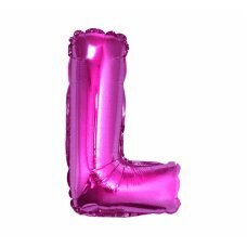 Folijas balons burts L, rozā, 35 cm cena un informācija | Baloni | 220.lv