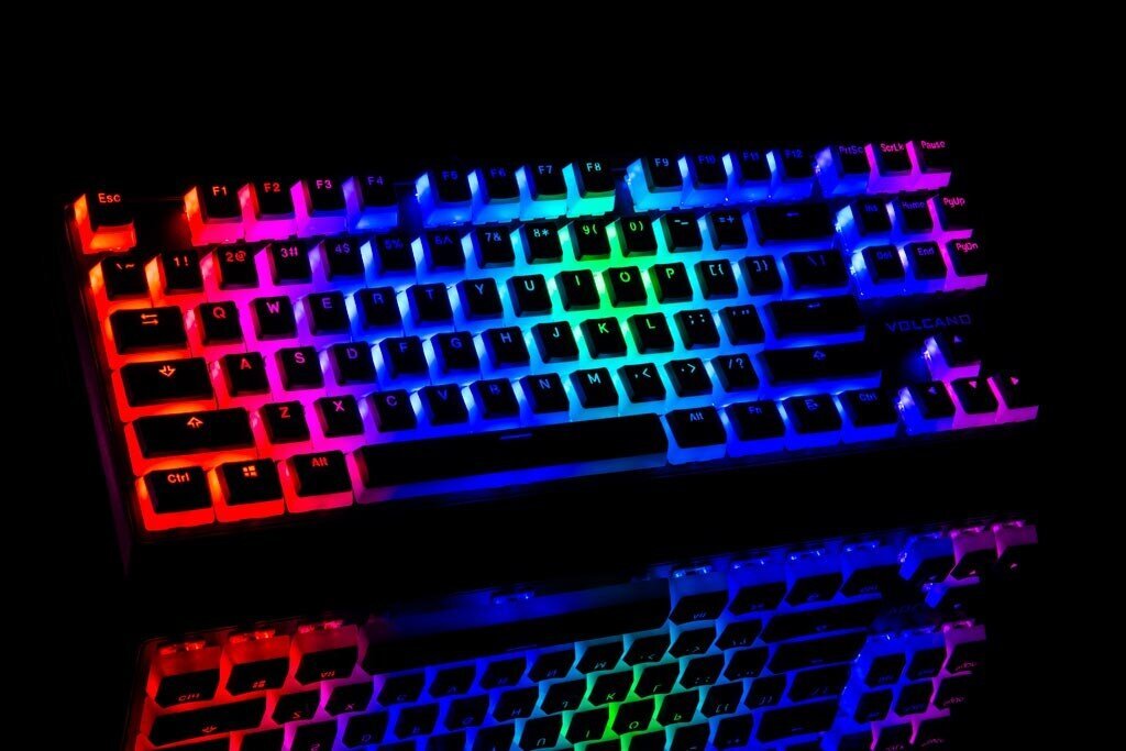 Mode Com K-MC-Lanparty-U-RGB-Blue-PUDD cena un informācija | Klaviatūras | 220.lv