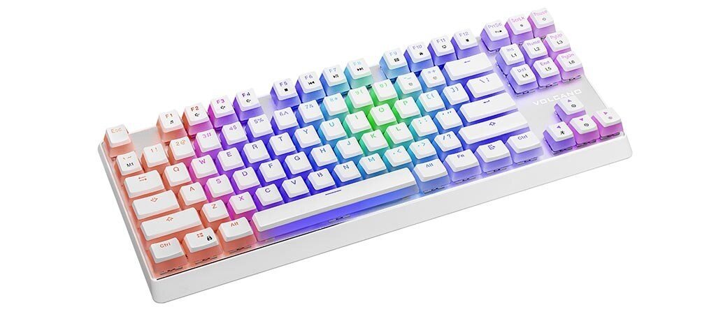 Mode Com K-MC-Lanparty-U-RGB-Blue-200-PU cena un informācija | Klaviatūras | 220.lv