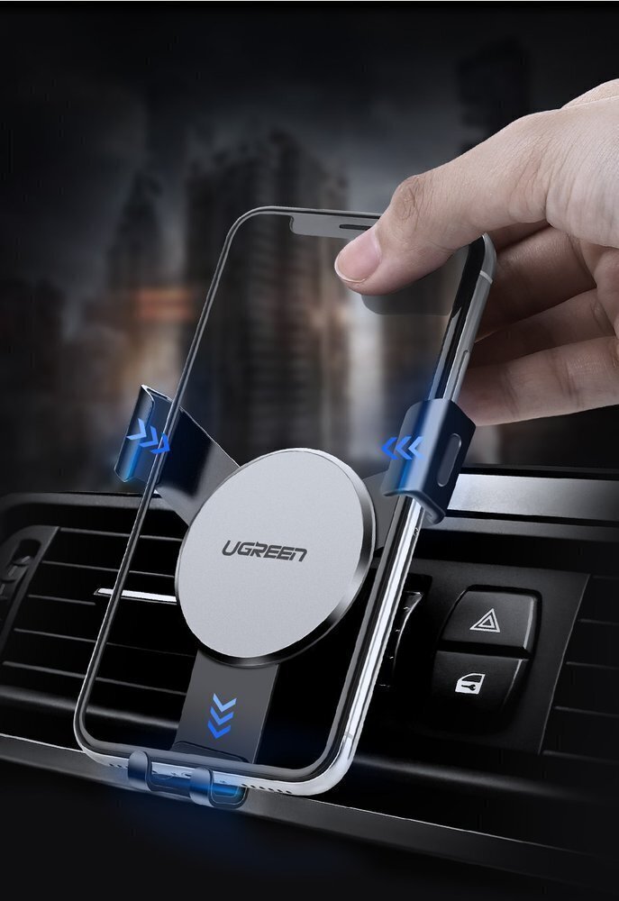 Ugreen gravity phone holder for air outlet gray (50564) cena un informācija | Auto turētāji | 220.lv