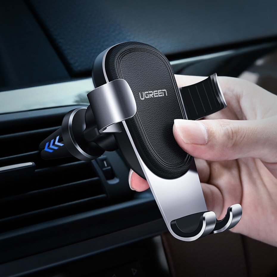 Ugreen gravity phone holder for air outlet gray (50564) cena un informācija | Auto turētāji | 220.lv