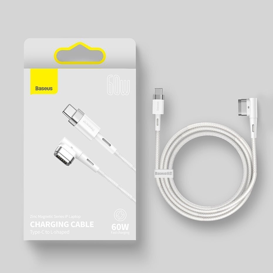 CABLE USB-C TO T-SHAPED 2M/WHITE CATXC-W02 BASEUS cena un informācija | Savienotājkabeļi | 220.lv