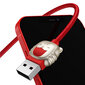 USB cable 3in1 Baseus Year of the Tiger, USB to micro USB / USB-C / Lightning, 3.5A, 1.2m (red) cena un informācija | Savienotājkabeļi | 220.lv
