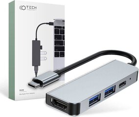 Tech-Protect сетевой концентратор цена и информация | Адаптеры и USB разветвители | 220.lv