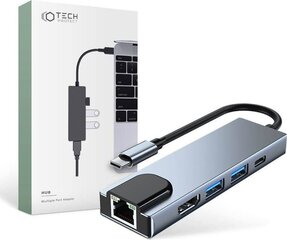 Tech-Protect 9589046919312 cena un informācija | Adapteri un USB centrmezgli | 220.lv