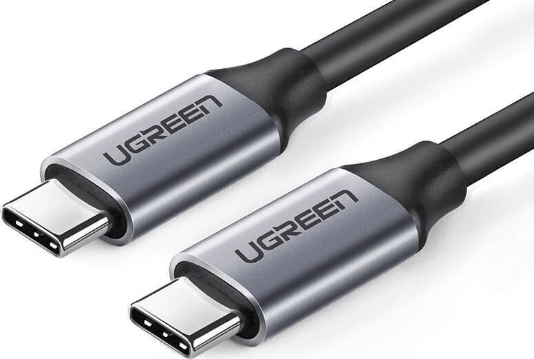 UGREEN USB-C 3.1 Cable Power Delivery 60W 1.5m (Black) cena un informācija | Savienotājkabeļi | 220.lv