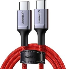 USB-C to USB-C cable UGREEN 2.0 1m (red) cena un informācija | Savienotājkabeļi | 220.lv