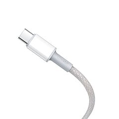 Baseus USB Type C - USB Type C cable Power Delivery Quick Charge 100 W 5 A 1 m white (CATGD-02) cena un informācija | Savienotājkabeļi | 220.lv