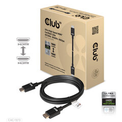 Club 3D, HDMI, 3 m cena un informācija | Kabeļi un vadi | 220.lv