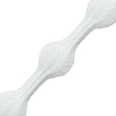 Caterpy Air apaļas gumijas šņores, baltas, 55 cm cena un informācija | Līdzekļi apģērbu un apavu kopšanai | 220.lv