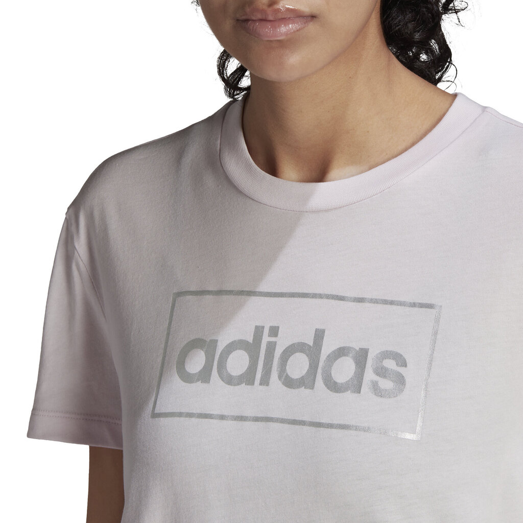 Adidas t-krekls W Fl Bx G Tee Pink HC5569 HC5569/XL цена и информация | T-krekli sievietēm | 220.lv