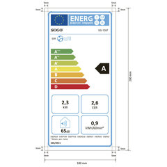 Sogo AIR-SS-1287 цена и информация | Кондиционеры, рекуператоры | 220.lv