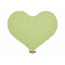 Hēlija baloni Ibrex Jelly Heart zaļi pasteļtoņi, 5 gab., 35 cm cena un informācija | Baloni | 220.lv