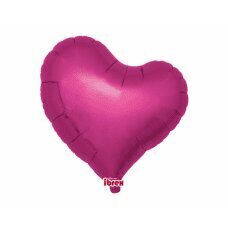 Hēlija baloni Ibrex Sweet Heart, metāliski purpursarkani, 46 cm, 5 gab. cena un informācija | Baloni | 220.lv