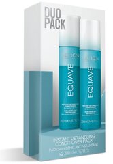 Izsmidzināms mitrinošs matu kondicionieris Revlon Professional Equave 2 x 200 ml cena un informācija | Kosmētika matu stiprināšanai | 220.lv