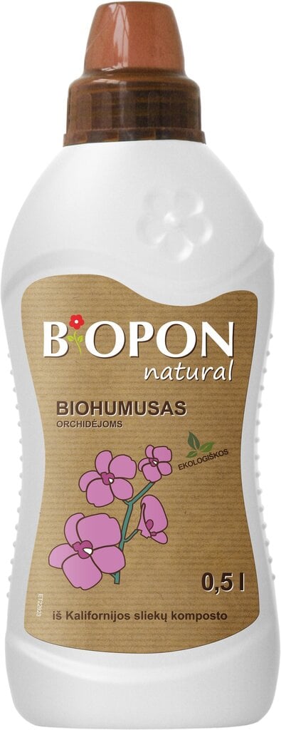 BIOPON NATURAL Biohumuss orhidejām цена и информация | Šķidrie mēslošanas līdzekļi | 220.lv