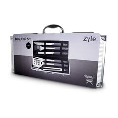 Instrumentu komplekts ZYLE BBQ Tool Set, čemodāns, 6 gab. cena un informācija | Grila, barbekjū piederumi un aksesuāri | 220.lv