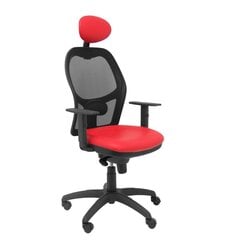 Biroja krēsls ar galvas balstu Jorquera malla Piqueras y Crespo SNSPRJC, sarkans cena un informācija | Biroja krēsli | 220.lv