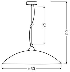 Piekaramā lampa 5531-75836 cena un informācija | Piekaramās lampas | 220.lv