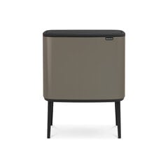 Atkritumu tvertne Bo Touch bin 3x11L Platinum cena un informācija | Miskastes | 220.lv