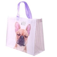 Iepirkumu soma - FRENCH BULLDOG WOOF cena un informācija | Iepirkumu somas | 220.lv