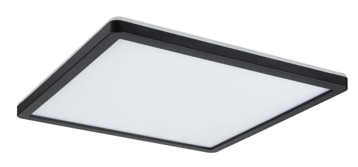 Paulmann LED panelis Atria Shine kvadrāts 293x293mm 4000K Melns цена и информация | Iebūvējamās lampas, LED paneļi | 220.lv