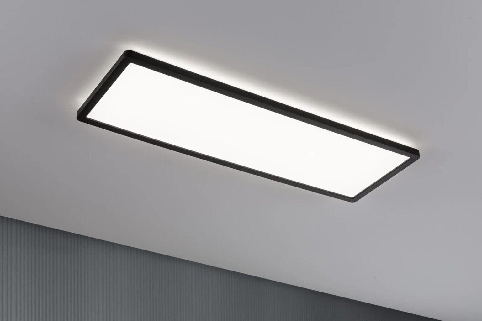 Paulmann LED panelis Atria Shine 3-Step-Dim taisnstūris 580x200 mm 4000K Melns цена и информация | Iebūvējamās lampas, LED paneļi | 220.lv