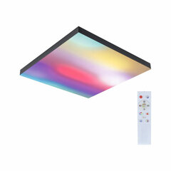 Paulmann LED panelis Velora Rainbow kvadrātveida 450x450mm RGBW melns cena un informācija | Iebūvējamās lampas, LED paneļi | 220.lv