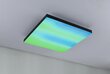 Paulmann LED panelis Velora Rainbow kvadrātveida 450x450mm RGBW melns cena un informācija | Iebūvējamās lampas, LED paneļi | 220.lv