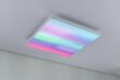 Paulmann LED panelis Velora Rainbow kvadrātveida 450x450mm RGBW balts cena un informācija | Iebūvējamās lampas, LED paneļi | 220.lv