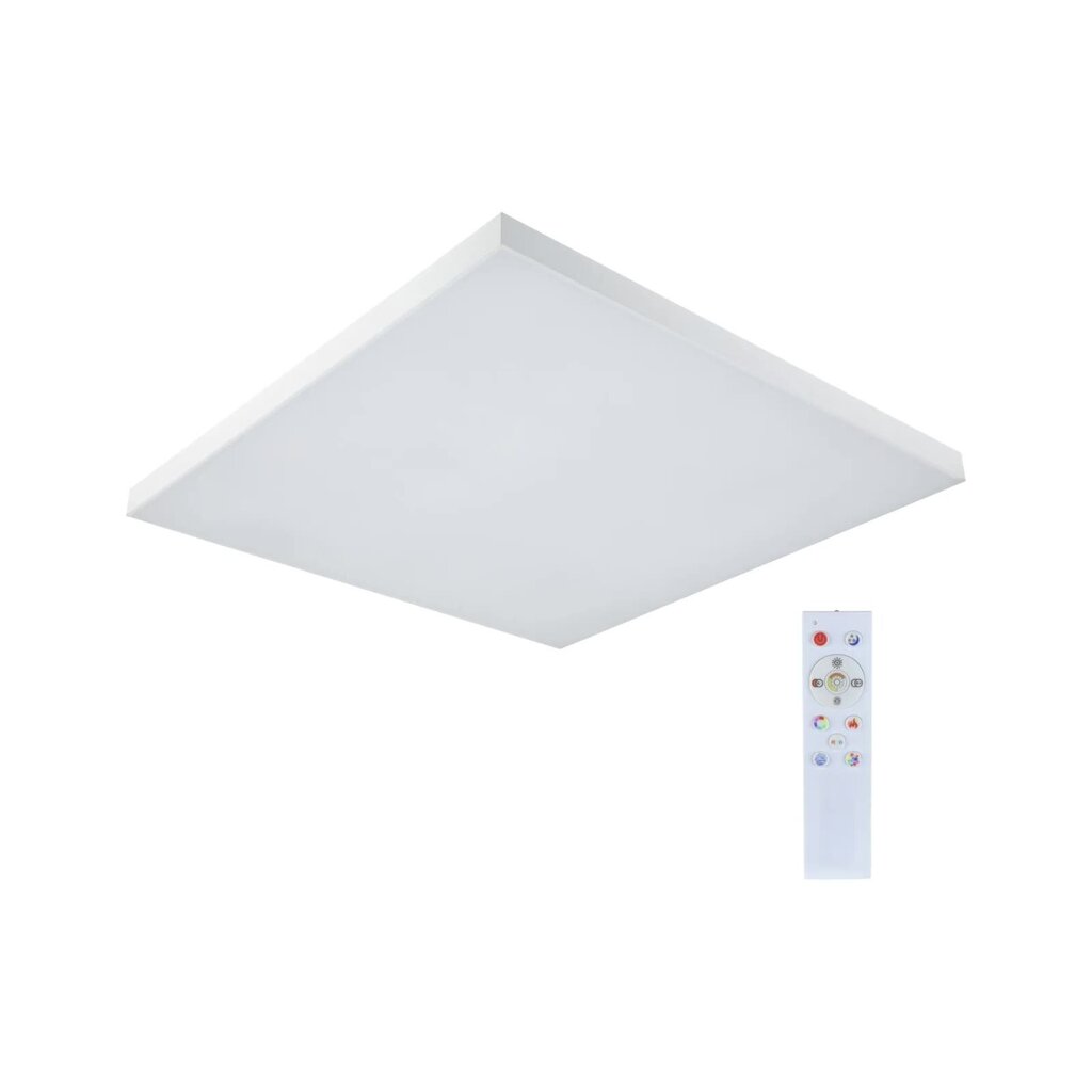 Paulmann LED panelis Velora Rainbow kvadrātveida 595x595mm RGBW balts cena un informācija | Iebūvējamās lampas, LED paneļi | 220.lv