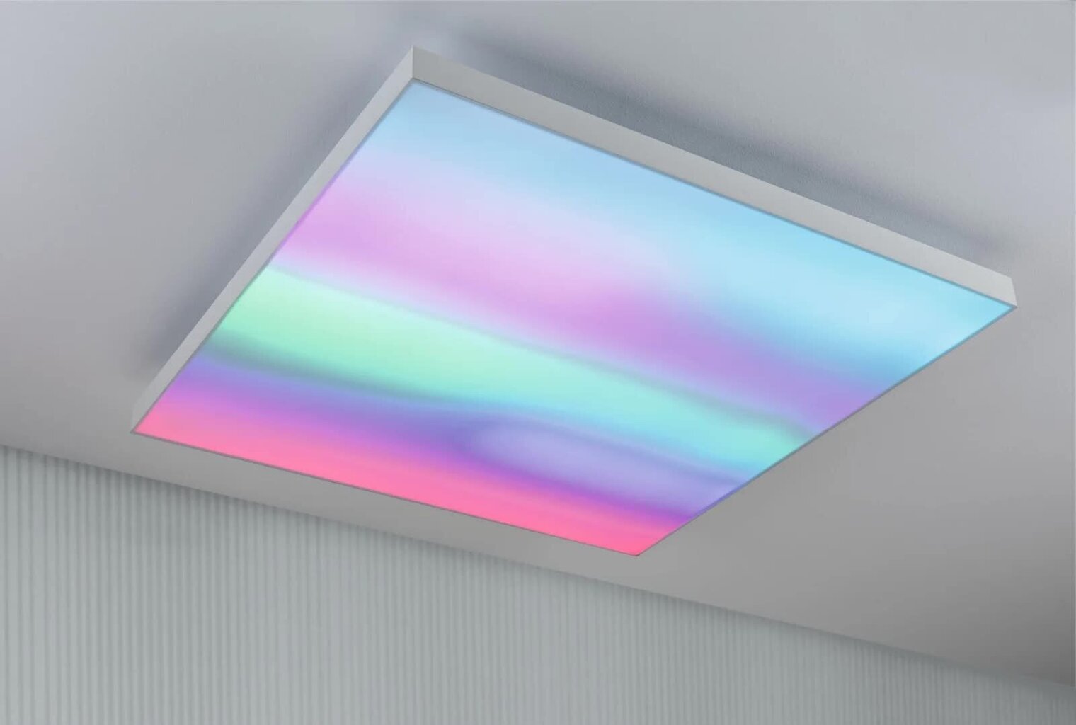 Paulmann LED panelis Velora Rainbow kvadrātveida 595x595mm RGBW balts cena un informācija | Iebūvējamās lampas, LED paneļi | 220.lv