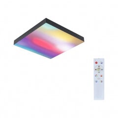 Панель светодиодная Paulmann Velora Rainbow 13.2Вт 1420Лм 3000-6500К RGBW IP20 LED 230В Черный цена и информация | Монтируемые светильники, светодиодные панели | 220.lv
