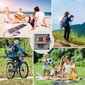 Choetech Foldable Travel Solar Solar Solar Charger 14W with USB 5V / 2.4A Solar Panel Gray (SC004) cena un informācija | Lādētāji-akumulatori (Power bank) | 220.lv