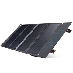 Choetech Foldable Solar Charger Solar Photovoltaic 36W Quick Charge Power Delivery USB / USB Type C (94 x 36 cm) Gray (SC006) цена и информация | Зарядные устройства Power bank | 220.lv