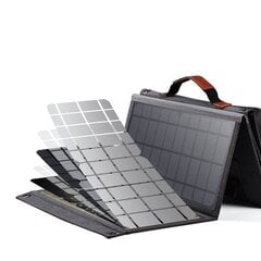 Choetech Foldable Solar Charger Solar Photovoltaic 36W Quick Charge Power Delivery USB / USB Type C (94 x 36 cm) Gray (SC006) цена и информация | Зарядные устройства Power bank | 220.lv