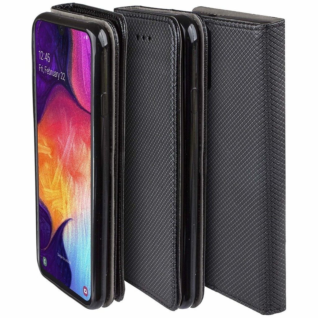 Fusion Magnet Book case grāmatveida maks Xiaomi Redmi Note 11 5G / Redmi Note 11T 5G / Poco M4 Pro 5G melns cena un informācija | Telefonu vāciņi, maciņi | 220.lv