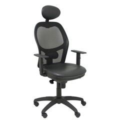 Офисное кресло Jorquera similpiel Piqueras y Crespo SNSPNEC, черного цвета цена и информация | Офисные кресла | 220.lv