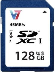 V7 SDXC 128GB cena un informācija | Atmiņas kartes fotokamerām | 220.lv