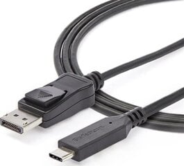 StarTech CDP2DP146B USB-C, 1.8 m cena un informācija | Kabeļi un vadi | 220.lv