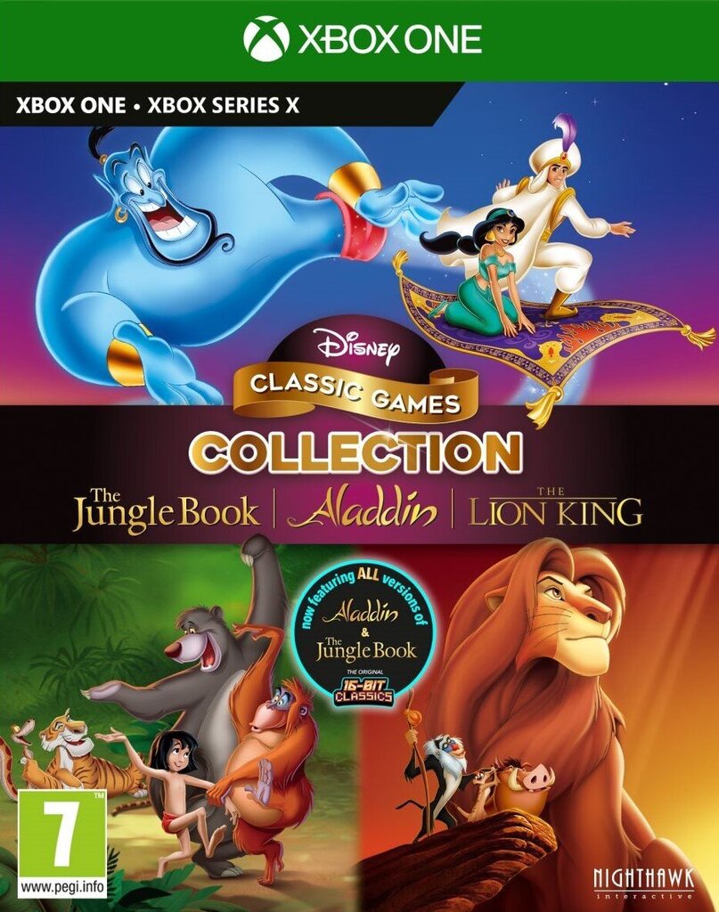 Компьютерная игра Disney Classic Games: Collection - The Jungle Book +  Aladdin + The Lion King (Xbox One) цена | 220.lv