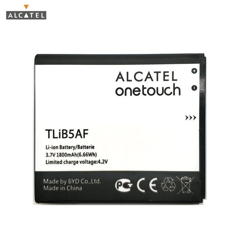 Alcatel TLiB5AF Oriģināls Akumulators One Touch Pop C5 5036D / 997 / 5035 (x’POP) / МТС 975 / Router MW40CJ 4G Li-Pol 1800mAh (OEM) cena un informācija | Akumulatori mobilajiem telefoniem | 220.lv