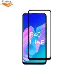 TakeMe HARD Ceramic Pilnas virsmas Aizsargstikls priekš Huawei P40 Lite / P40 Lite E Melns цена и информация | Защитные пленки для телефонов | 220.lv