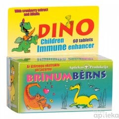 Uztura bagātinātājs BRĪNUMBĒRNS ar dzērveņu ekstraktu un lucernu, 60 košļājamas tabletes cena un informācija | Vitamīni, preparāti, uztura bagātinātāji labsajūtai | 220.lv