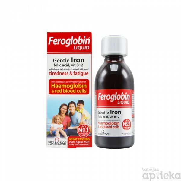 Сироп Feroglobin B12, 200 мл цена | 220.lv