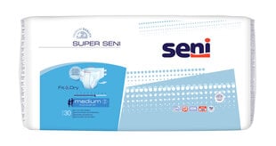 Подгузники Super Seni, M размер, 30 шт. цена и информация | Подгузники, прокладки, одноразовые пеленки для взрослых | 220.lv