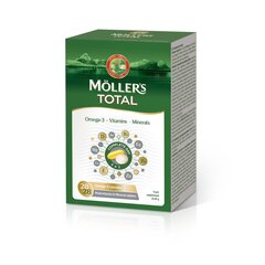 Рыбий жир P. Moller OMEGA-3 Total, N28x2 цена и информация | Витамины, пищевые добавки, препараты для иммунитета | 220.lv